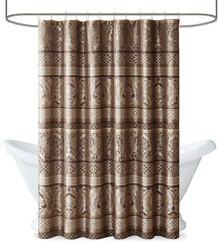 Transform Our Bathroom with the Madison Park Bellagio Curtain
